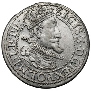 Zikmund III Vasa, Ort Gdaňsk 1615 - typ I - dvojitá linie