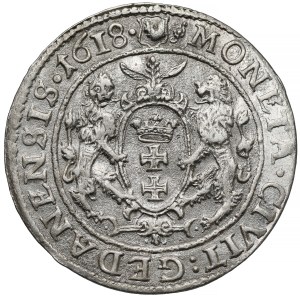 Sigismund III Vasa, Ort Gdansk 1618 - early
