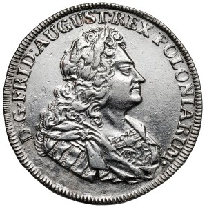 August II the Strong, Gulden (2/3 of a thaler) 1733 IGS - last
