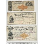 USA, 19th Century Checks. - set (3pcs)