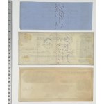 USA, 19th Century Checks. - set (3pcs)