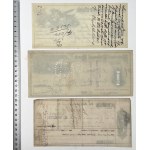 USA, 19th Century Checks. - set (3pcs)