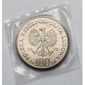 Sample NIKIEL 100 zlotych 1978 Moose head - bundle