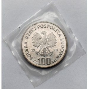 Sample NIKIEL 100 zlotych 1978 Adam Mickiewicz - with a curl - a bundle