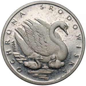 Próba NIKIEL 500 złotych 1984 Łabędzie