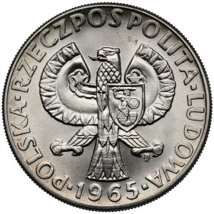 Sample NIKIEL 10 zlotych 1965, 700 years of Warsaw - Syrena