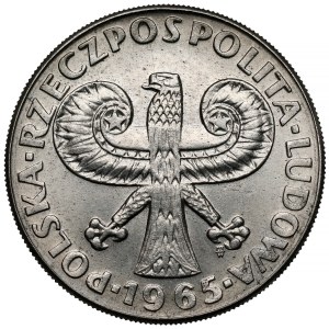 Sample NIKIEL 10 zlotych 1965 Large Column