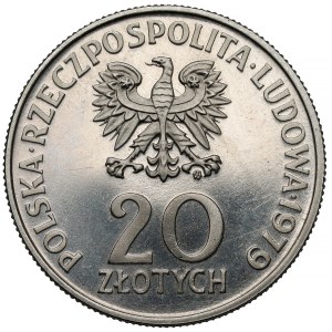 Sample NIKIEL 20 zlotych 1979 Children's Health Center Hospital