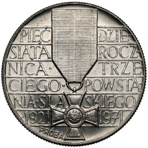 NIKIEL 10 zlotych sample 1971 Silesian Uprising - Medal