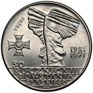 NIKIEL 10 zlotych sample 1971 Silesian Uprising - monument