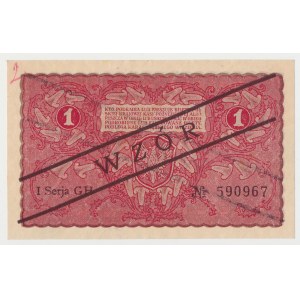 WZÓR 1 mkp 1919 Sierpień - I Serja GH