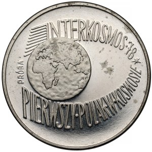 Próba NIKIEL 100 złotych 1978 Interkosmos