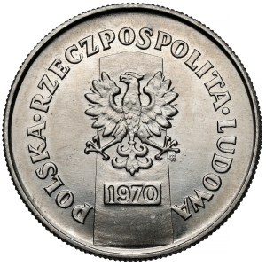 Próba NIKIEL 10 złotych 1970 Powrót do Macierzy