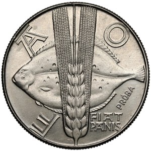 Próba NIKIEL 10 złotych 1971 FAO - Ryba