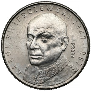 Sample NIKIEL 10 zlotych 1967 Swierczewski - without cap