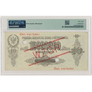 MODEL 10 million mkp 1923 - C 123456 / 789000