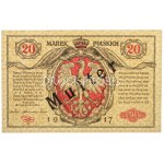 MUSTER General 20 mkp 1916 - obverse and reverse - COMPLETE