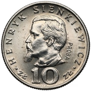 Sample NIKIEL 10 zlotych 1974 Sienkiewicz