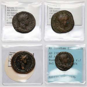 Roman Empire, Sesterce and Aces, Rome - set (4pcs)