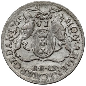 Poniatowski, Szóstak Gdansk 1765 REOE