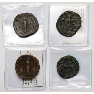 Cesarstwo Rzymskie, Sesterce, Rzym - zestaw (4szt)