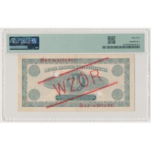 MODEL 100,000 mkp 1923 - A 0012345 / 6789000 - with perforations.