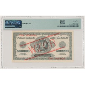 MODEL 500,000 mkp 1923 - X 0012345 / 6789000