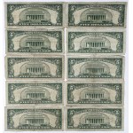 USA, 5 dollari, 1950-1963 - set (10 pezzi)