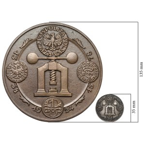 MEDALLIONS on the model of the medal Reconstruction of the State Mint 1946 - obverse and reverse