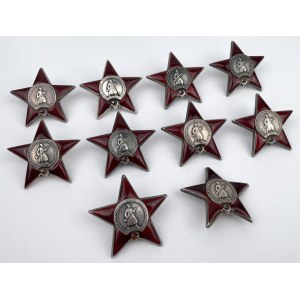 Russia / USSR, Order of the Red Star - set (10pcs)