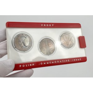 10 zlotys 1971 FAO - including CuNi samples - in a case
