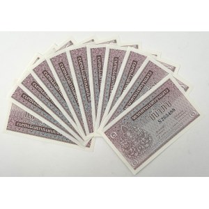Laos, 1 Kip 1962 - sada (11ks)