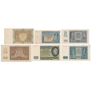 Set of 20 - 500 zloty 1929-1941 (6pcs)