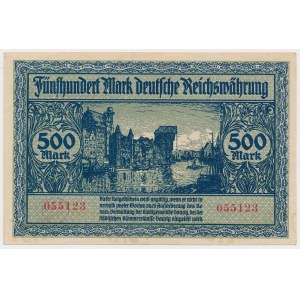 Danzig, 500 Mark 1922