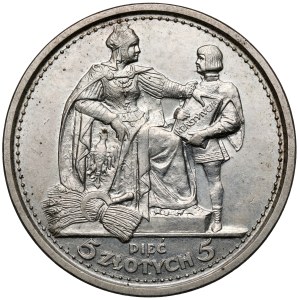 Constitution 5 zlotych 1925 - 100 pearls