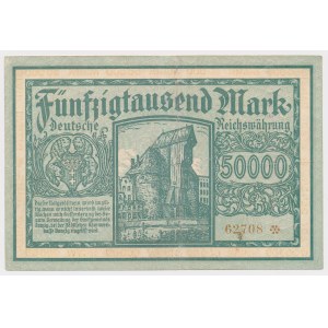 Gdansk, 50,000 marks 1923 - 5-digit