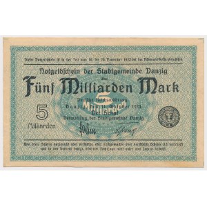 Gdansk, 5 billion marks 1923