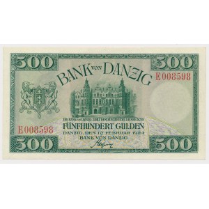 Danzig, 500 guilders 1924