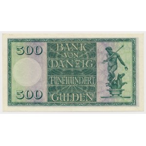 Danzig, 500 guilders 1924