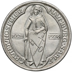 Weimar, 3 mark 1928-A - Naumburg
