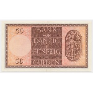 Danzig, 50 guilders 1937