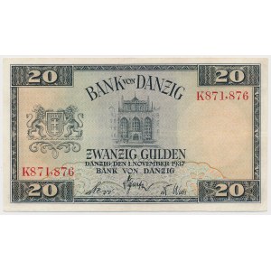 Danzica, 20 fiorini 1937 - K