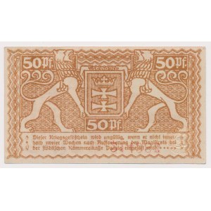 Danzig, 50 fenig 1918