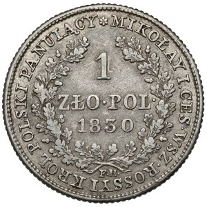 1 zloty Polish 1830 FH