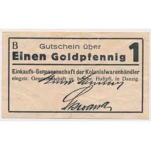 Danzig, Einkaufs-Genossenschaft..., 1 Goldpfennig - B