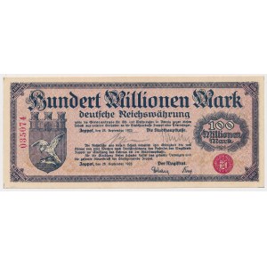 Sopot (Zoppot), 100 million marks 1923