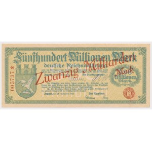 Sopot (Zoppot), 20 billion marks 1923