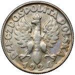 Woman and ears 2 zlote 1924 - letter H