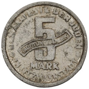 Ghetto Lodz, 5 marks 1943 Mg