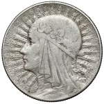 Hlava ženy 5 zlotých 1932 se značkou, Varšava - vzácné
